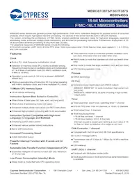 MB90F387PMT-GS-N2E1 Datasheet Pagina 2