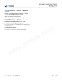 MB90F387PMT-GS-N2E1 Datasheet Pagina 3