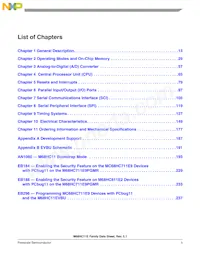 MC68HC11E1VFNE3 Datasheet Pagina 5