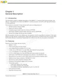 MC68HC11E1VFNE3 Datasheet Page 13