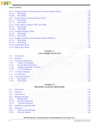 MC908GZ32VFAER數據表 頁面 14