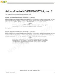 MC908QY4ACDTER Datasheet Copertura