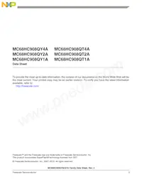 MC908QY4ACDTER Datasheet Pagina 5