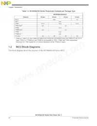MC9S08AC48MPUE Datasheet Pagina 22