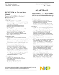 MC9S08PA16VTJ Datasheet Cover