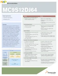 MC9S12DJ64VFUER Datasheet Copertura
