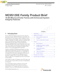 MC9S12XEP768MAL Datasheet Cover
