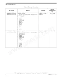 MCIMX6Y2CVM05AA數據表 頁面 4