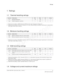 MK28FN2M0VMI15 Datasheet Pagina 5