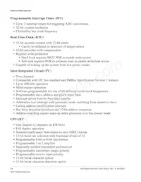 MKW36A512VFP4 Datasheet Page 14