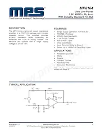 MP8104DJ-LF-P Datasheet Copertura