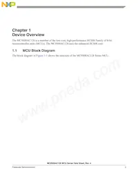 PC9S08AC128CLKE Datasheet Pagina 5