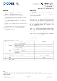 PT7C433833AUEX Datasheet Cover