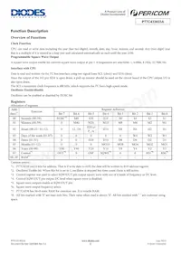 PT7C433833AUEX Datasheet Page 8