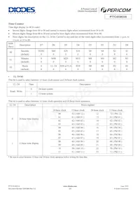 PT7C433833AUEX Datasheet Page 10