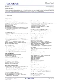 R5F10RJCGFA#50 Datasheet Cover