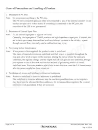 R5S72623P144FP#UZ Datasheet Pagina 4