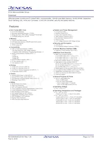 R7FS124763A01CNE#AC0 Datasheet Pagina 2