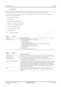 R7FS3A37A3A01CFM#AA0 Datasheet Pagina 3