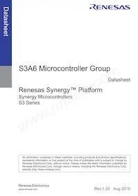 R7FS3A6783A01CNE#AC0 Datasheet Cover