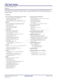 R7FS5D57A3A01CFP#AA0 Datasheet Page 2