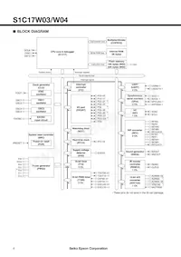 S1C17W04F101100-250 Datasheet Pagina 4