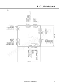 S1C17W04F101100-250 Datasheet Pagina 7