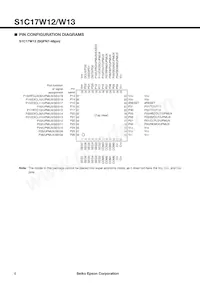 S1C17W13F001100-160 Datenblatt Seite 6