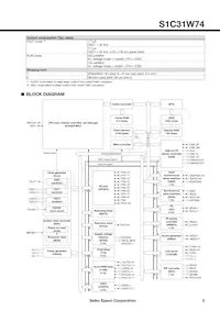 S1C31W74B201000-348數據表 頁面 3