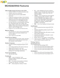 S9S08AW60E5CFGE Datasheet Page 5