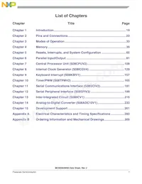 S9S08AW60E5CFGE Datasheet Page 9