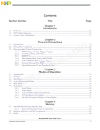 S9S08AW60E5CFGE Datasheet Page 11