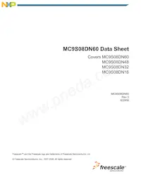 S9S08DN60F1MLF Datasheet Pagina 5