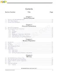 S9S08DN60F1MLF Datasheet Page 9