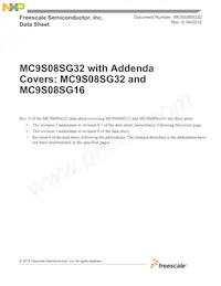 S9S08SG32E1WTGR Datasheet Cover