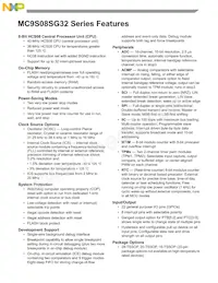 S9S08SG32E1WTGR Datasheet Pagina 11