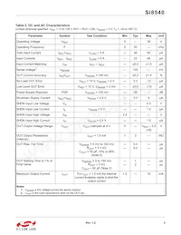 SI8540-B-FS Datasheet Page 5