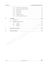 SPC564A70B4CFAY Datenblatt Seite 4