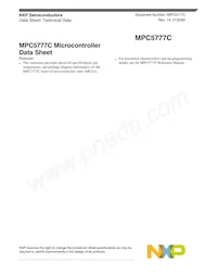 SPC5777CDK3MMO4R Datenblatt Cover