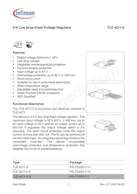 TLE42712SNKSA1 Datasheet Copertura