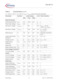 TLE42712SNKSA1 Datasheet Pagina 8