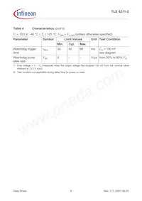 TLE42712SNKSA1 Datasheet Pagina 9