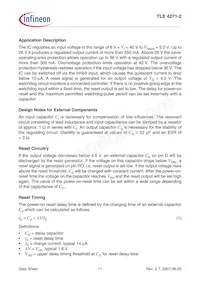 TLE42712SNKSA1 Datasheet Pagina 11