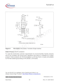 TLE42712SNKSA1數據表 頁面 20