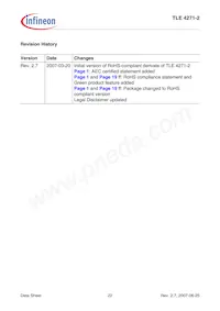 TLE42712SNKSA1 Datasheet Pagina 22