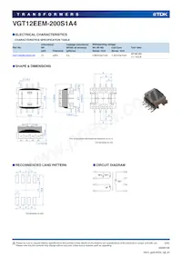 VGT22EPC-200S6A12 Datasheet Pagina 3