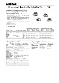 B3U-3100PM Datasheet Cover