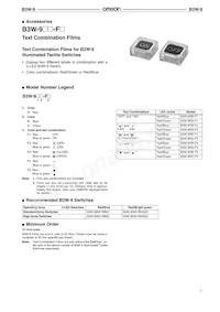 B3W-9002-RHG2C Datasheet Pagina 7