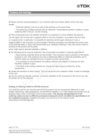 B78419A2288A003 Datasheet Page 7