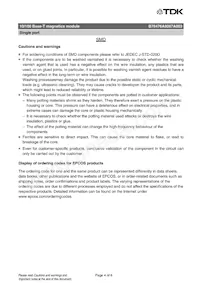 B78476A8067A003 Datasheet Pagina 4